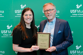 2025 - Allison Smith, pictured with Doug Hughes