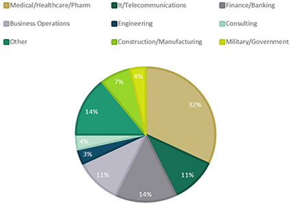 Industry Breakdown Pie Chart