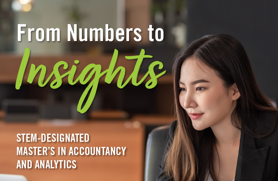 MS Accountancy and Analytics Brochure Cover
