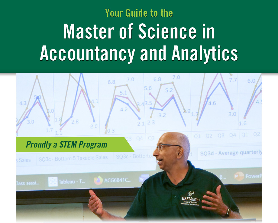MS Accountancy and Analytics Brochure Cover