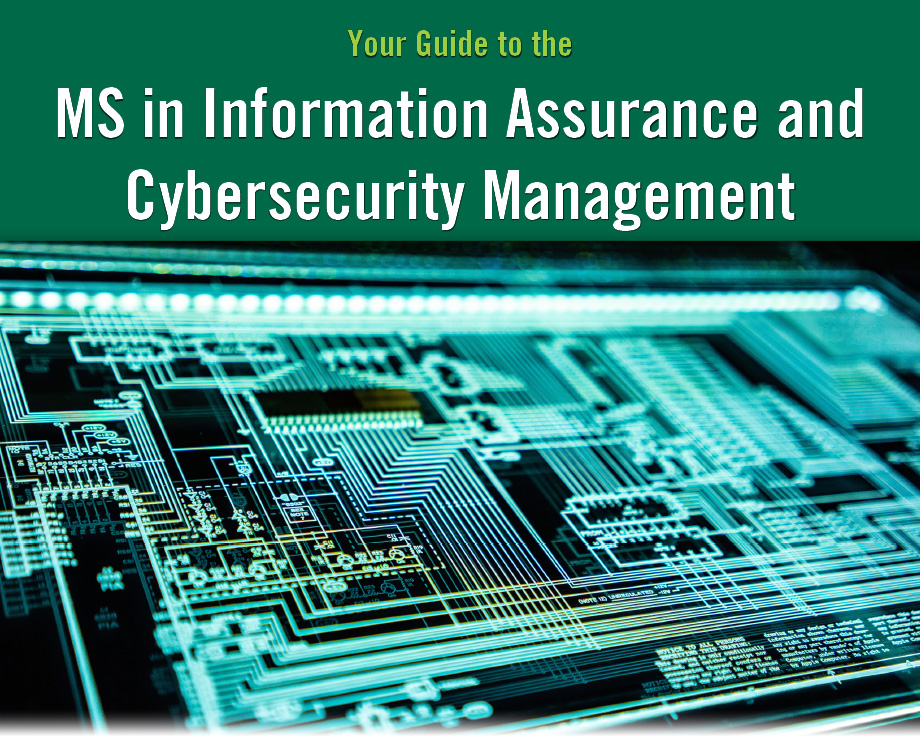MS Information Assurance and Cybersecurity Management Brochure Cover