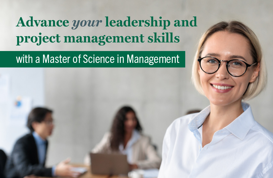 MS in Management Brochure Cover