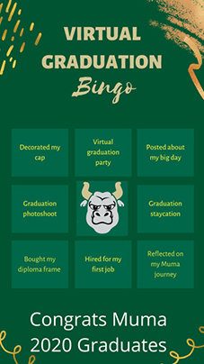 Virtual Grad Bingo