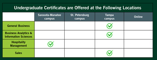 Undergraduate Certificates Grid
