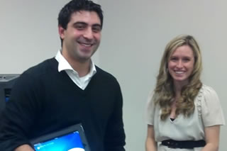 Ashley Macaluso represents Bayshore Solutions as a guest lecturer