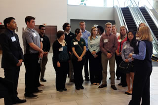 Students at Tampa International Airport