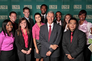 Barron Collier and students