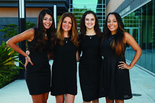 Puja Patel, Anna Morra, Fadwa Hilili and Giselle Lara