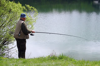 Man fishing