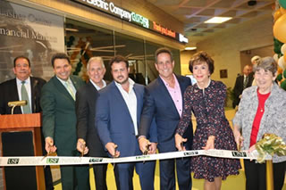 Ribbon cutting event