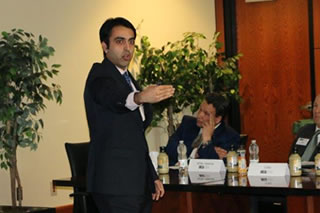 Sagar Samtani speaking to EAC