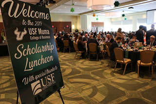 Scholarship Luncheon Sign