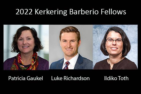 Headshots of the 2022 Kerkering Barberio Fellows