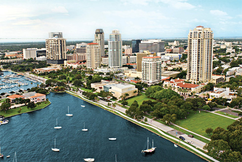 University of South Florida, St. Petersburg Campus Aerial view