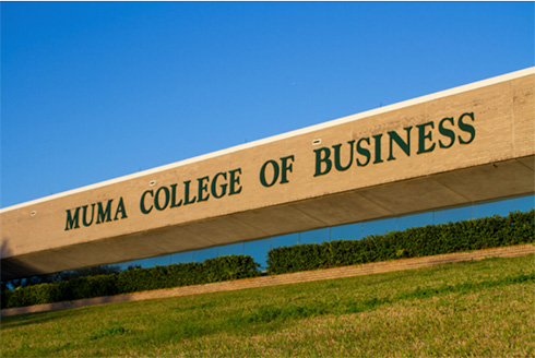Muma College of Business Building. ORACLE PHOTO/ALEXANDRA URBAN