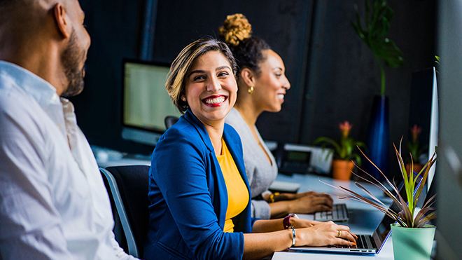 image of woman smiling