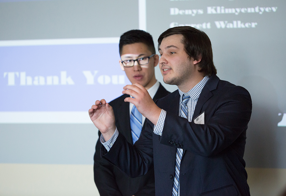 image of students presenting