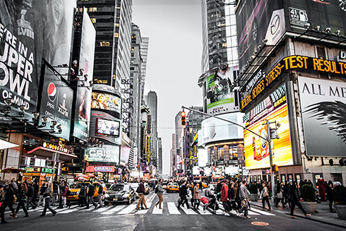 image of times square