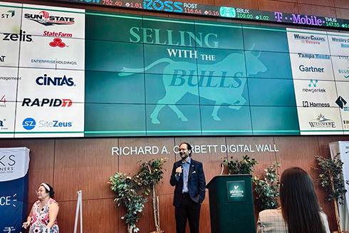 image of rob hammond at selling with the bulls