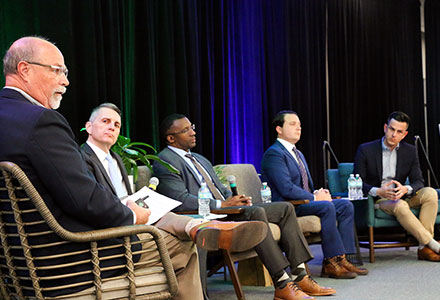 image of supply chain summit panel