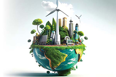 image of sustainability art