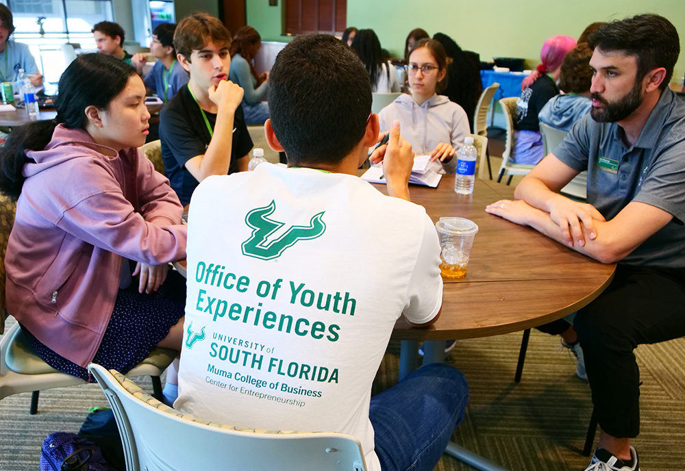 High schoolers hone entrepreneurial skills at USF’s Youth Venture
