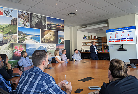 image of emba visit to business