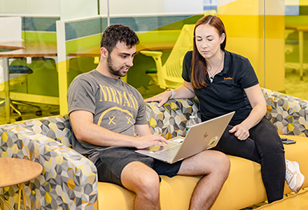 image of student at bellini center