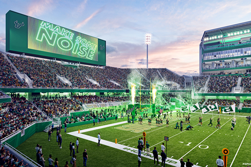 stadium rendering