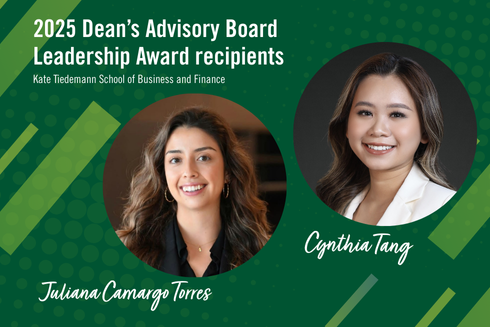 image of dean's advisory board leadership award winners