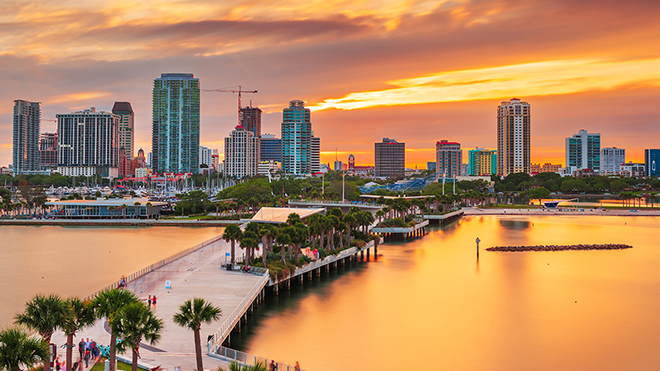 st. pete skyline