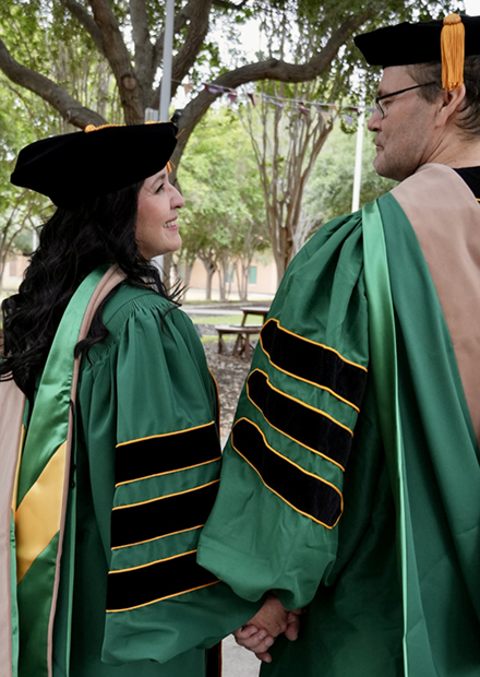 kyle and jacqueline at graduation