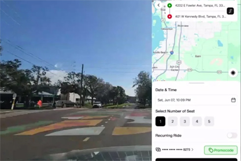 A USF business graduate has launched a carpooling app for students.
