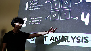 students present their stock picks