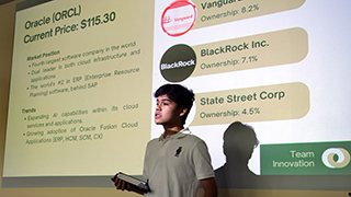 Students present their stock picks