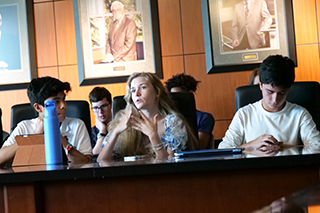 students in the bulls finance camp