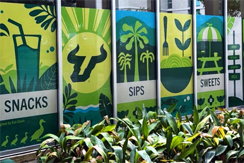murals at the Argos Center