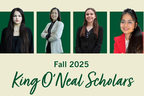 2025 fall king o'neal scholars