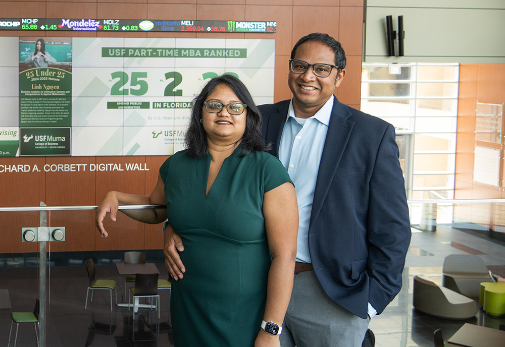 Mayuri Sarkar and Vijay Puvvada