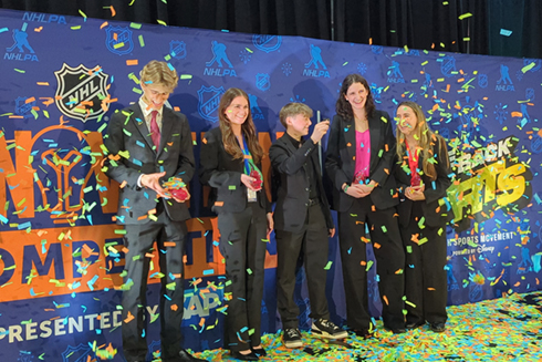 Vinik Sport & Entertainment Management team at nhl innovation competition