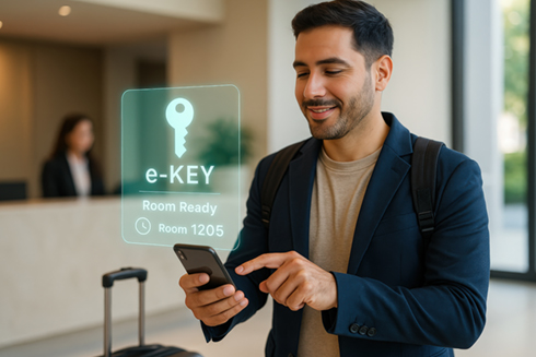 conversational ai hospitality check-in