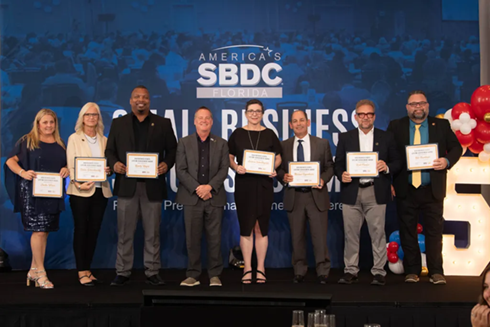 2026 Florida SBDC New Business Starts Lifetime Achievement Award winners.