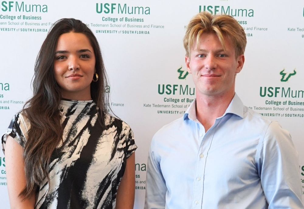 Rima El Brouzi and Mathis Fürst Haugen