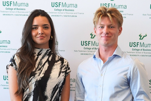 Rima El Brouzi and Mathis Fürst Haugen