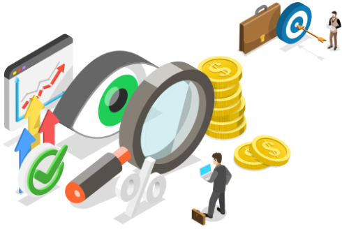 illustration of a collection of items related to financial disclosure