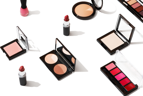 assorted cosmetics