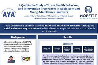  A Qualitative Study of Stress, Health Behaviors, and Intervention Preferences in Adolescent and Young Adult Cancer Survivors
