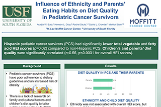 Influence of Ethnicity and Parents’ Eating Habits on Diet Quality in Pediatric Cancer Survivors