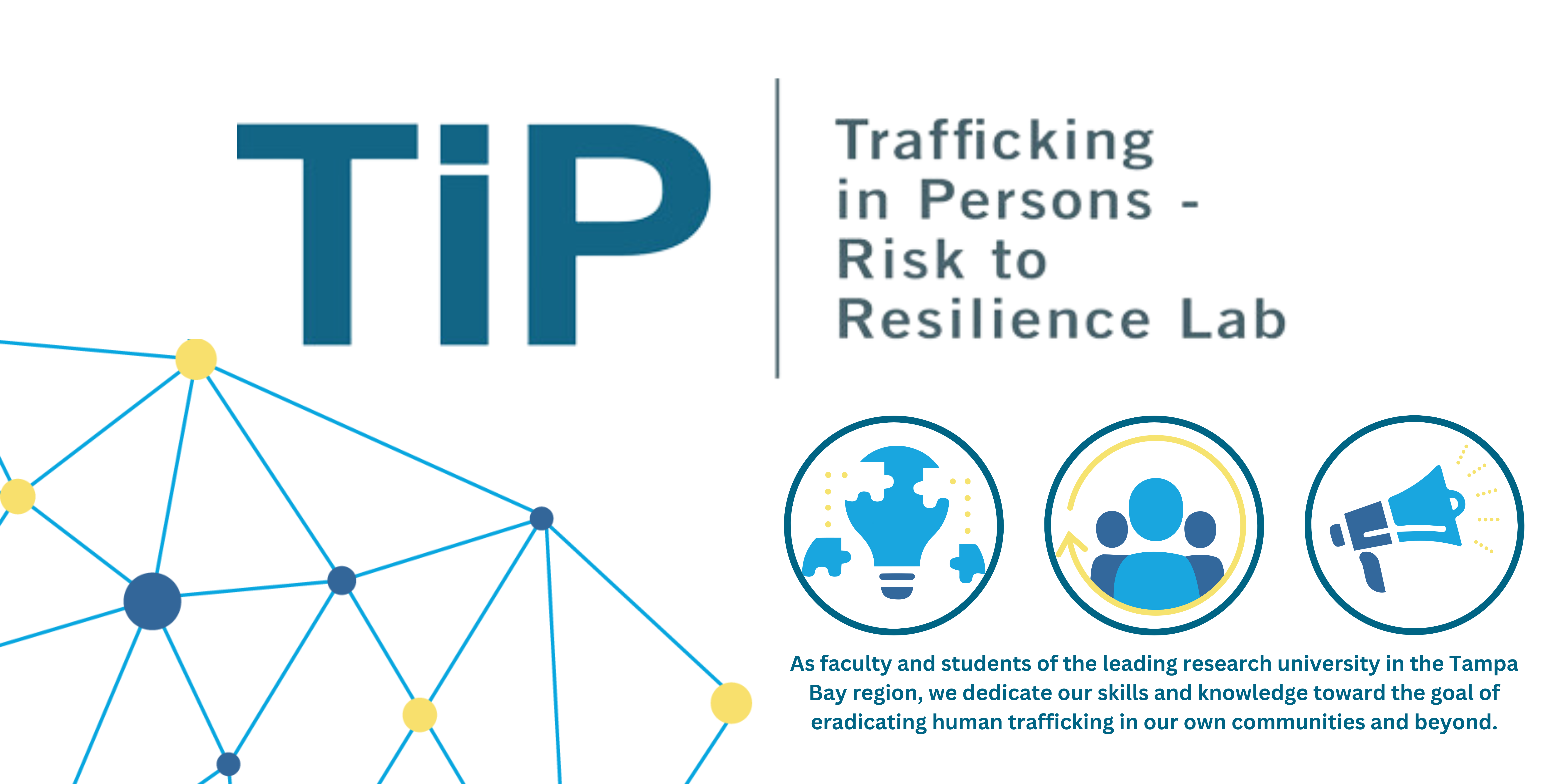 The TiP Lab Logo and a description of the lab's responsibilities
