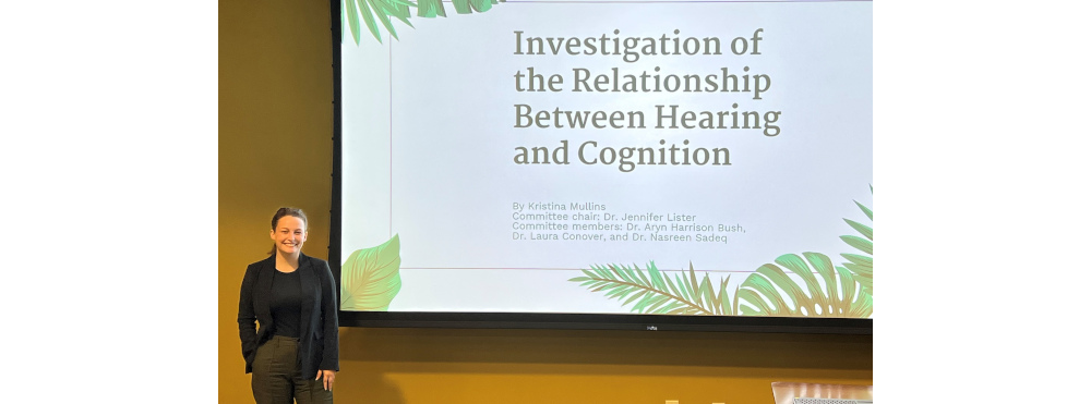 Presentation of "Investigatoin of the Relatoinship Between Hearing and Cognition"